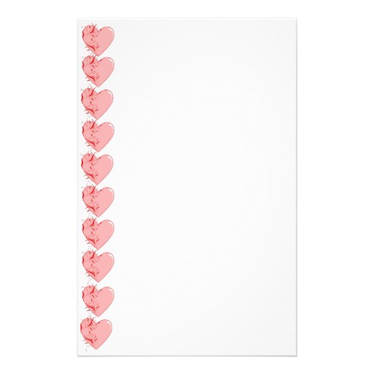 Herz Stationar Briefpapier Zazzle De