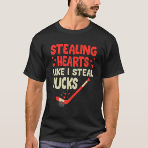 Herz stehlen, wie ich stehle Pucks Valentinstag H T-Shirt