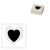 Herz-Stempel Gummistempel (Stempel)