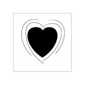 Herz-Stempel Gummistempel (Prägung)