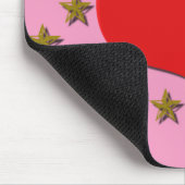 Herz, Sterne, Schmetterlingsmousepad Mousepad (Ecke)