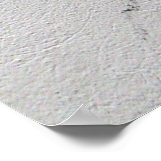 HERZ & STICK MAN GRAFFITI WURDE ART POSTER (Ecke)