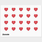 Herz Sticker (Blatt)