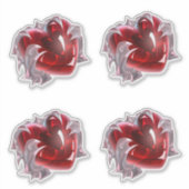 Herz-Sticker Aufkleber (Vorderseite)