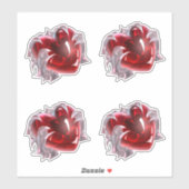 Herz-Sticker Aufkleber (Blatt)