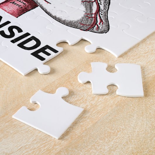 Herz-Stoppen des Rhythmus innerhalb des Puzzle (Seite)