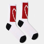 Herz. Stoppt die Depression. Crew Socken (Rechts)