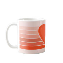 Herz-Streifen-Tasse
