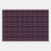 Herz, Streifen und Umschlagpapier Geschenkpapier Set (Vorderseite)