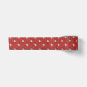 HERZ STRICK 3" Breites Satinband (Vorderseite)