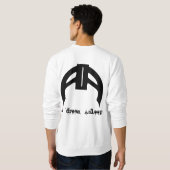 Herz-Strickjacke Sweatshirt (Schwarz voll)