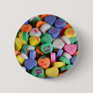 Herz-Süßigkeiten Button