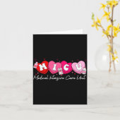 Herz Süßigkeiten Micu Krankenschwester Valentinsta Karte (Gelbe Blume)