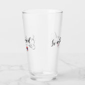 Herz-Svalbard-Flagge, Spitzbergen, Norwegen Glas (Rechts)