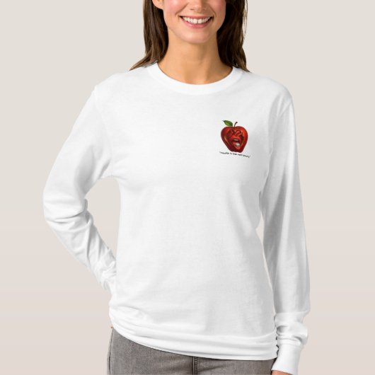 HERZ-T-SHIRT T-Shirt (Vorderseite)