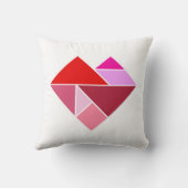 Herz Tangram Kissen (Rückseite)