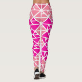 Herz-Tangram-Muster Leggings (Rückseite)