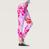 Herz-Tangram-Muster Leggings (Rechts)