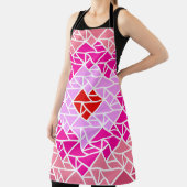 Herz-Tangram-Muster Schürze (InSitu)