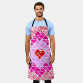 Herz-Tangram-Muster Schürze (Getragen)
