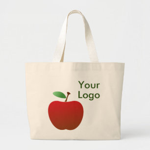 Herz-Taschen-Tasche mit Logo-Raum Jumbo Stoffbeutel