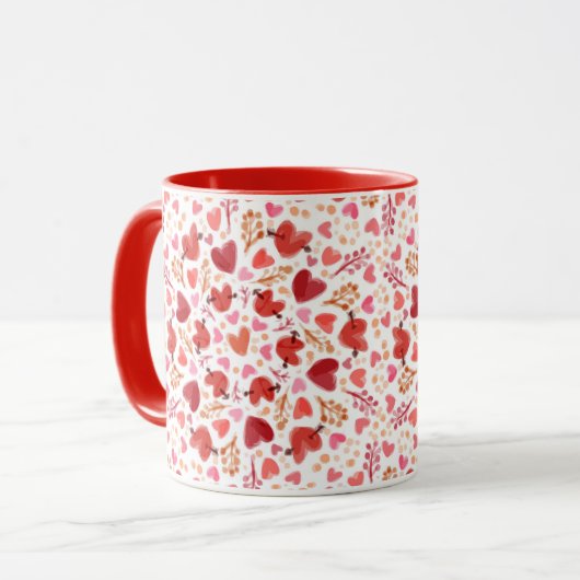 Herz Tasse (Vorderseite Links)