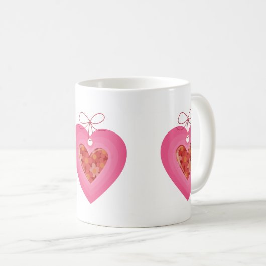 Herz-Tasse Kaffeetasse (VorderseiteRechts)