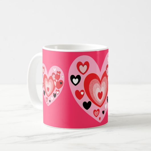 Herz-Tasse Kaffeetasse (Vorderseite Links)
