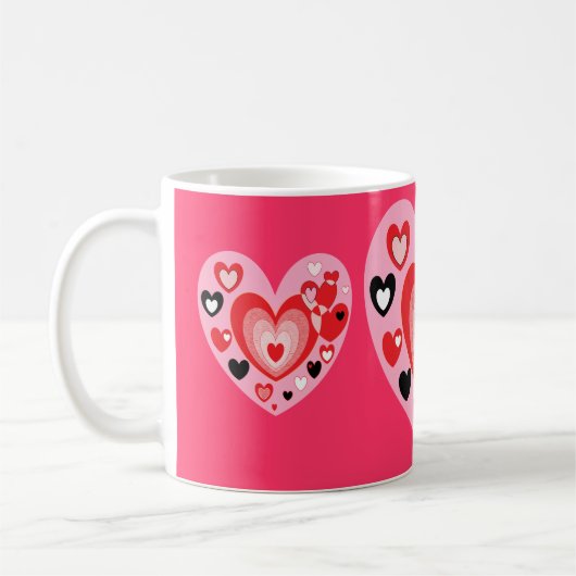 Herz-Tasse Kaffeetasse (Links)