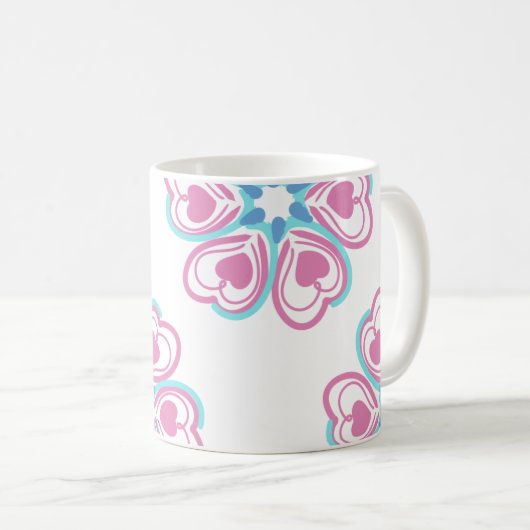 Herz-Tasse Kaffeetasse (VorderseiteRechts)