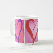 Herz-Tasse Kaffeetasse (Vorderseite Links)