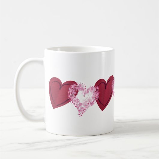 Herz-Tasse Kaffeetasse (Links)
