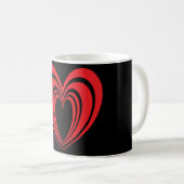 Herz-Tasse Kaffeetasse (VorderseiteRechts)