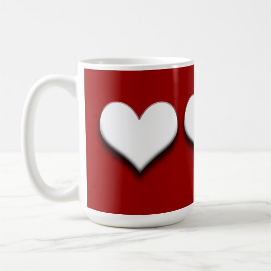 Herz-Tasse Kaffeetasse (Links)