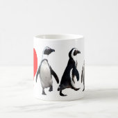 (Herz) Tasse Penguins I (Mittel)
