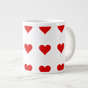 Herz-Tasse, Valentinstag, Freunde Jumbo-Tasse