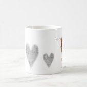 Herz Tasse Vergiss mich nicht (Mittel)