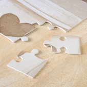 Herz-Tassen für Kaffee mit Sahne Puzzle (Seite)