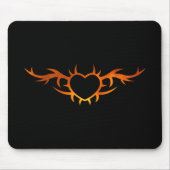 Herz-Tätowierung Mousepad (Vorne)