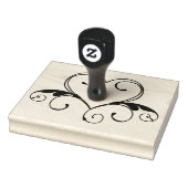 Herz Tattoo, Holzgriff 4" x 5" Briefmarke Gummistempel (Stempel)