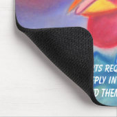 Herz-Tauchen tief mousepad (Ecke)