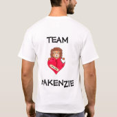 Herz, TEAM T-Shirt (Rückseite)