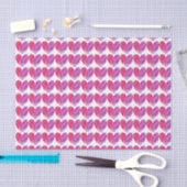 Herz-themenorientiertes Seidenpapier (Handwerk)