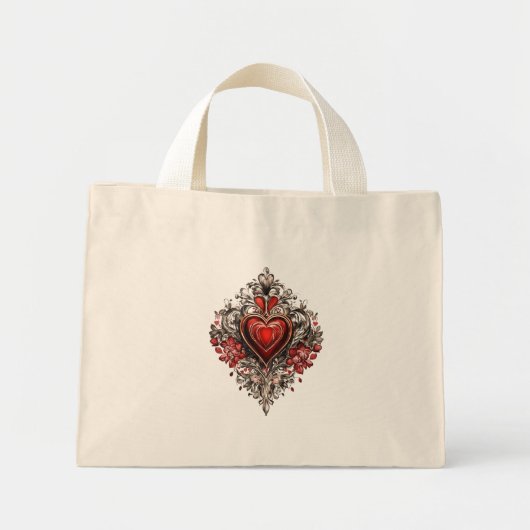 Herz & Thorns Tattoo Tasche (Vorne)