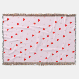 Herz-Throw-Blanket Decke