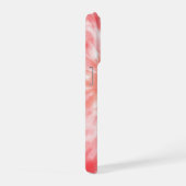 Herz-Tie-Dye-Monogramm  iPhone Hülle (Rechte Seite)
