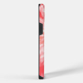 Herz-Tie-Dye-Monogramm iPhone Hülle (Rechte Seite)