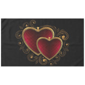 Herz Tischdecke (Vorderseite (Horizontal))