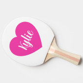 Herz Tischtennis Schläger (Seitenansicht)