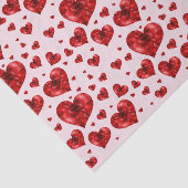 Herz-Tissue-Papier Seidenpapier (Ausschnitt)